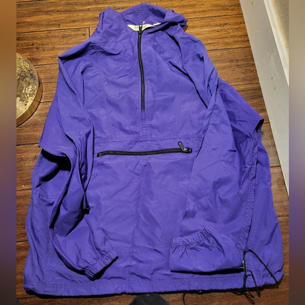 Vintage L.L. Bean Purple Windbreaker - L
